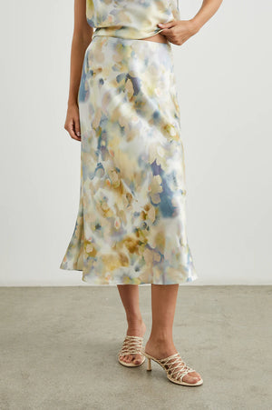 ANYA SKIRT IN DIFFUSED BLOSSOM BY RAILS SPRING 24