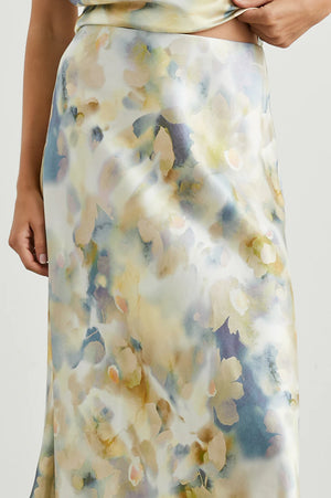 ANYA SKIRT IN DIFFUSED BLOSSOM BY RAILS SPRING 24
