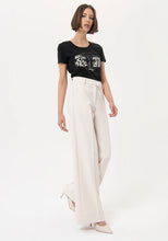 FLARE PALAZZO MADE OF A TECHNICAL FABRIC BY FRACOMINA SPRING 25