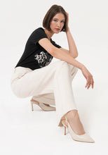 FLARE PALAZZO MADE OF A TECHNICAL FABRIC BY FRACOMINA SPRING 25