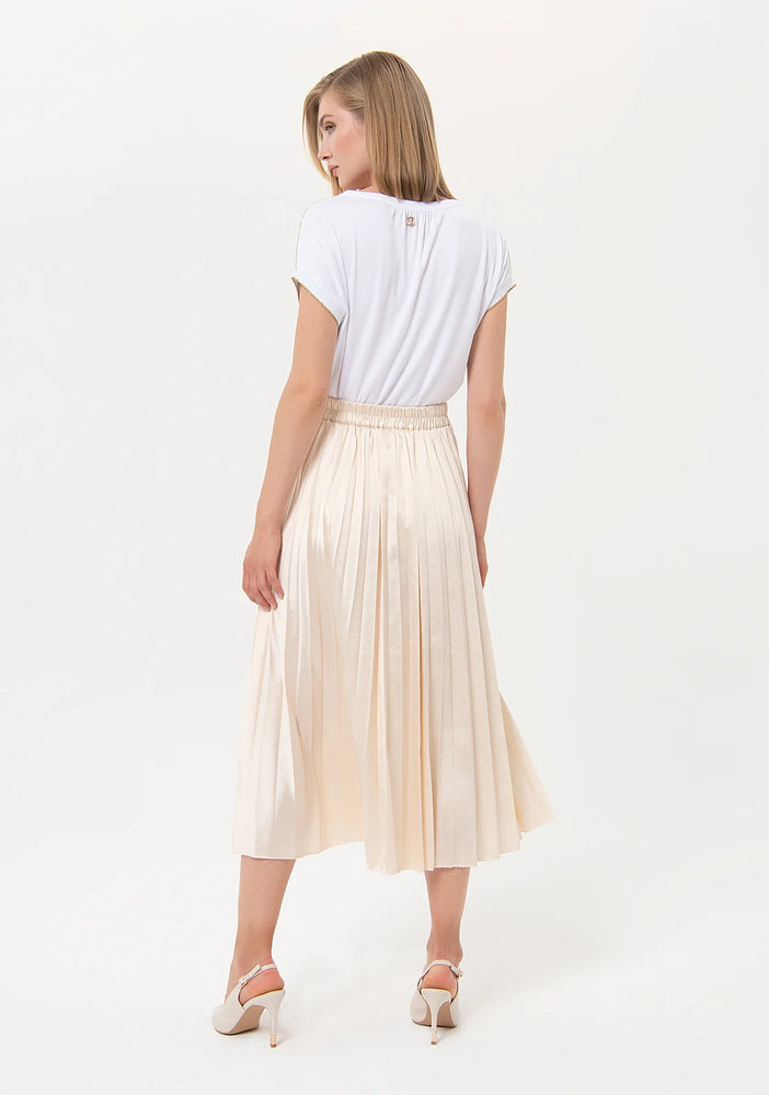 MIDI PLEATED WIDE SKIRT BY FRACOMINA SPRING 24
