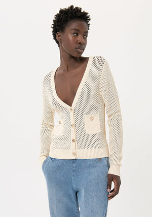 OPENWORK CARDIGAN BY FRACOMINA SPRING 24