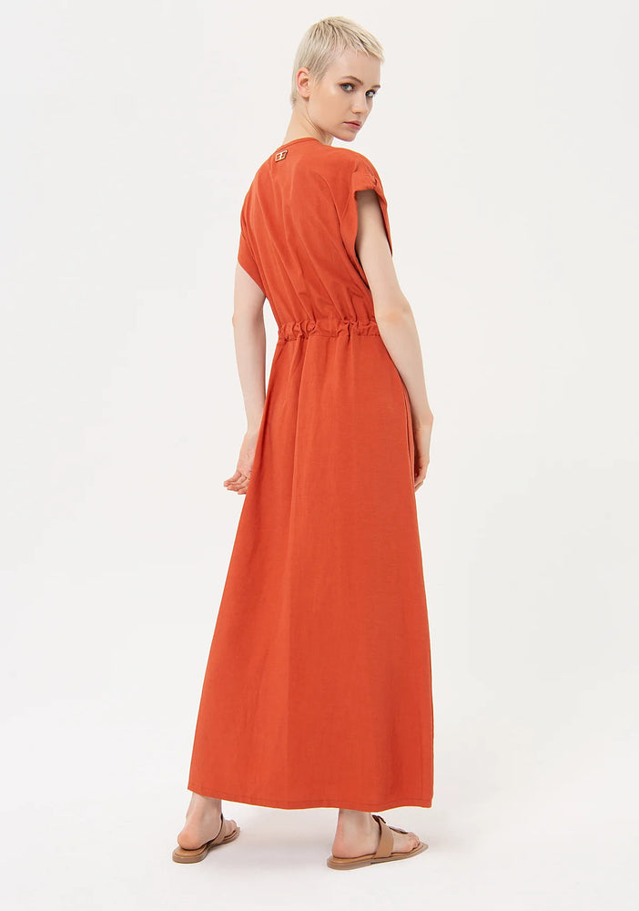 TENCEL LONG DRESS BY FRACOMINA SPRING 24