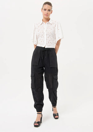 CARGO LACE PANT BY FRACOMINA SPRING 24