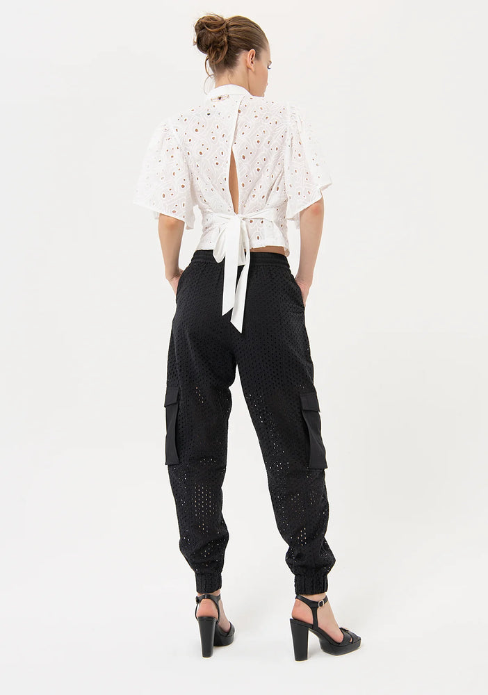 CARGO LACE PANT BY FRACOMINA SPRING 24