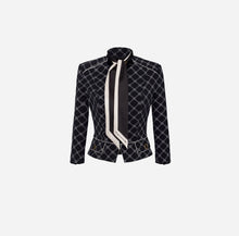 ELISABETTA FRANCHI  PRINTED CREPE JACKET