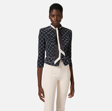 ELISABETTA FRANCHI  PRINTED CREPE JACKET