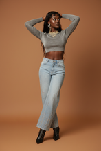 FRACOMINA DIAMOND EMBELLISHED JEANS FLARE
