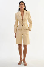 LAMARQUE LOTTA LEATHER BERMUDA SHORTS