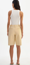 LAMARQUE LOTTA LEATHER BERMUDA SHORTS