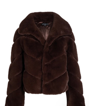 LOGAN COAT IN CHOCOLATE BROWN FALL 23 HOLIDAY