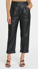 KELLIN PLEATED TROUSER IN VEGAN BLACK FALL 22 SALE