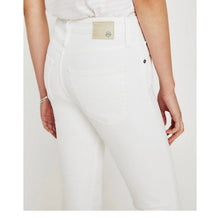 AG EX BOYFRIEND SLOUCHY SLIM WHITE JEANS