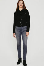 AG MARI HIGH RISE STRAIGHT GREY JEANS