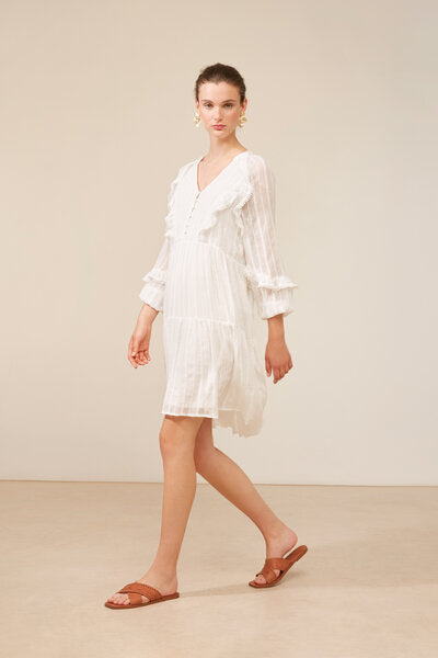 
            
                Load image into Gallery viewer, CHRISTY BOHEMIAN EMBROIDERED DRESS SPRING 23
            
        