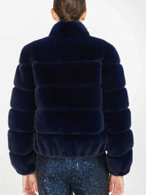 GENERATION LOVE JODI NAVY FUR COAT FALL 25