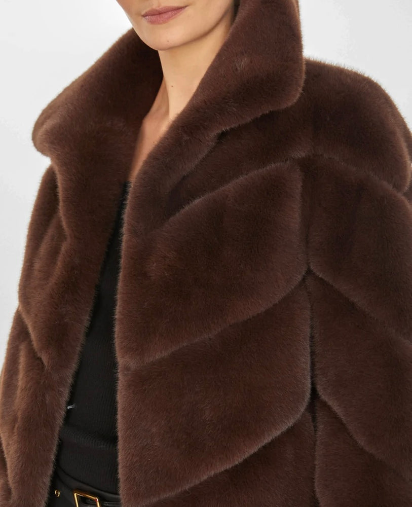 
            
                Load image into Gallery viewer, LOGAN COAT IN CHOCOLATE BROWN FALL 22 SALE
            
        