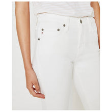 AG EX BOYFRIEND SLOUCHY SLIM WHITE JEANS