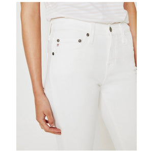 EX BOYFRIEND SLOUCHY SLIM WHITE JEANS BY AG JEANS SPRING 24