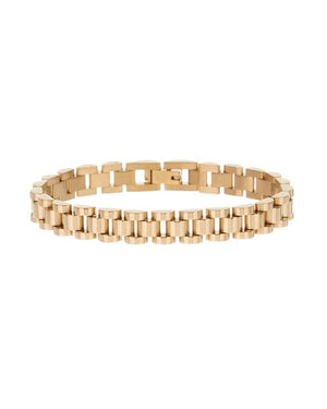 
            
                Load image into Gallery viewer, WRISTWATCH CHAIN BRACELET IN GOLD JEWELRY SPRING 23
            
        