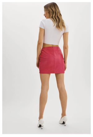 
            
                Load image into Gallery viewer, ARICIA RUCHED SKIRT BY LAMARQUE FALL 23
            
        