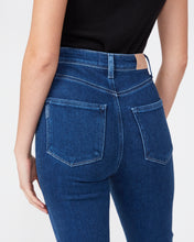PAIGE CINDY STRAIGHT RAW HEM ANKLE JEANS