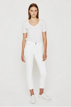 AG EX BOYFRIEND SLOUCHY SLIM WHITE JEANS
