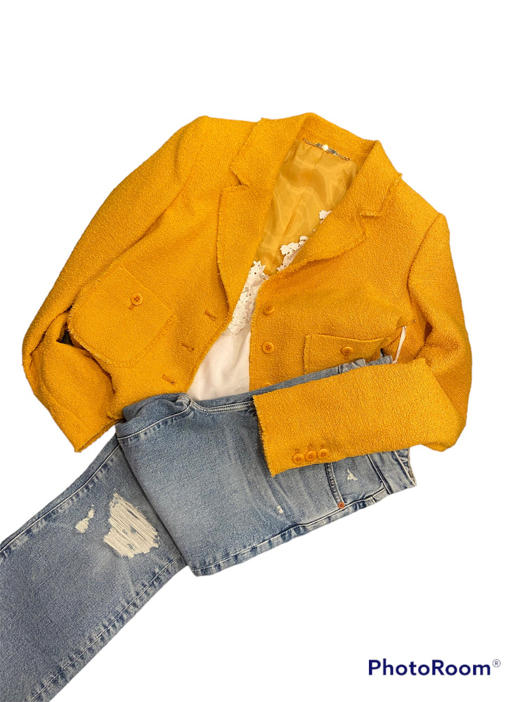 NVSCO MARIE BLAZER IN YELLOW SPRING 24