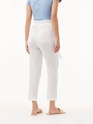 HIGH WAISTED SEAM PANTS IN WHITE BY BELLA DAHL SPRING 23