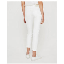 AG EX BOYFRIEND SLOUCHY SLIM WHITE JEANS