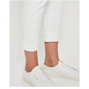 EX BOYFRIEND SLOUCHY SLIM WHITE JEANS BY AG JEANS SPRING 24