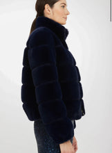 GENERATION LOVE JODI NAVY FUR COAT FALL 25