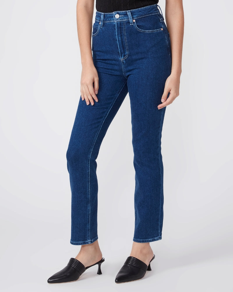 CINDY BY PAIGE JEANS IN STRAIGHT RAW HEM ANKLE SPRING 24