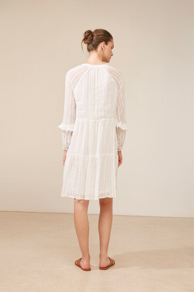 
            
                Load image into Gallery viewer, CHRISTY BOHEMIAN EMBROIDERED DRESS SPRING 23
            
        