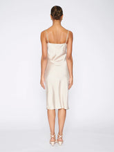 SAND SILK SLIP DRESS