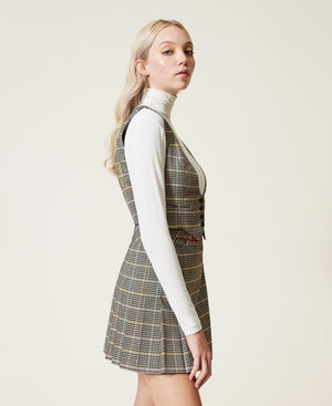 MULTICOLOURED GLAIN PLAID SKIRT BY TWIN SET FALL 23 HOLIDAY