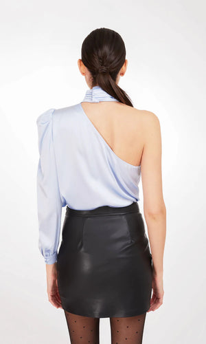 GENERATION LOVE ROSARIO BLOUSE IN OPAL BLUE SPRING 23 HOLIDAY